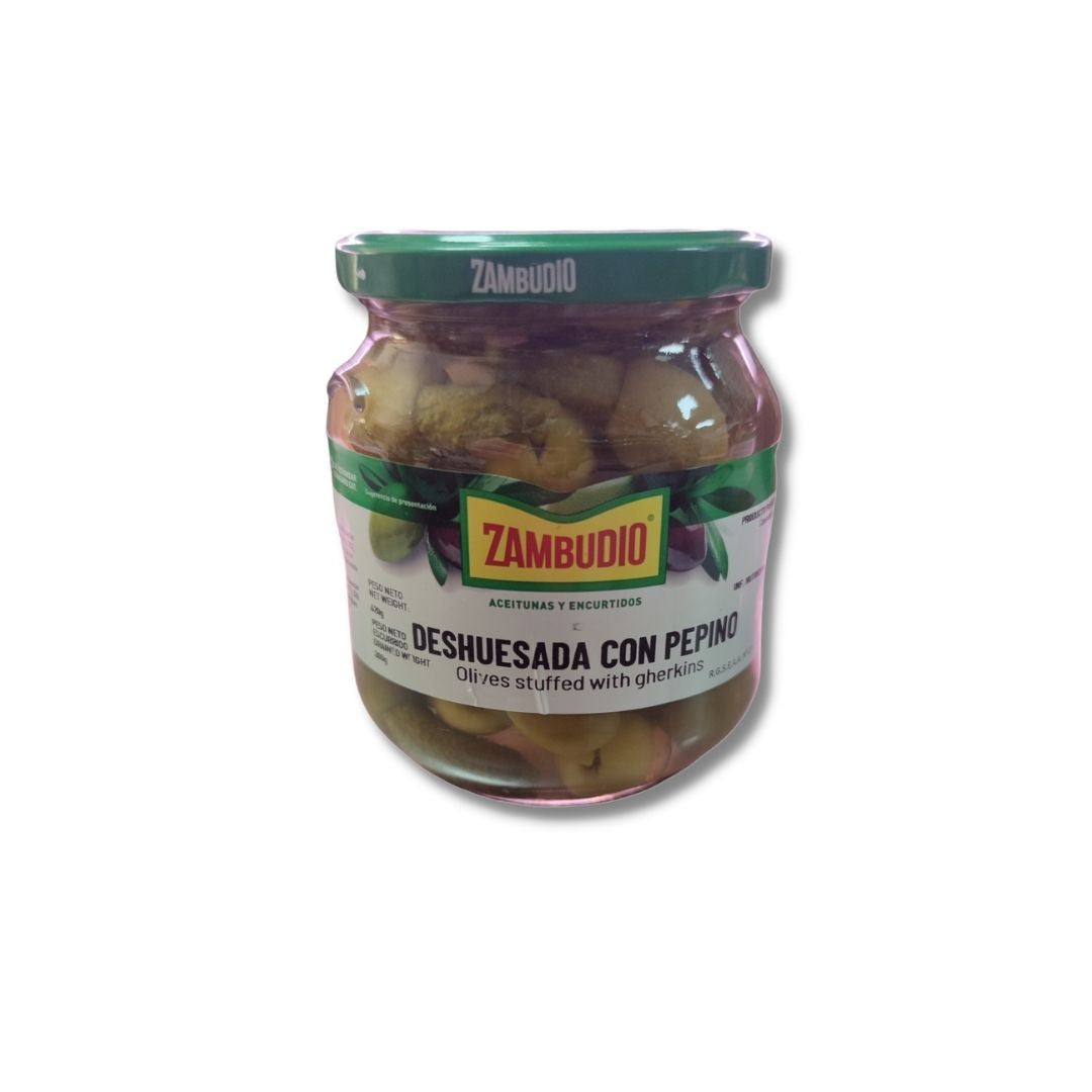 Aceitunas Zambudio Deshuesada con Pepinos